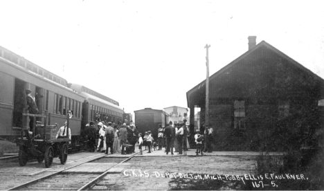 Delton Depot with Train